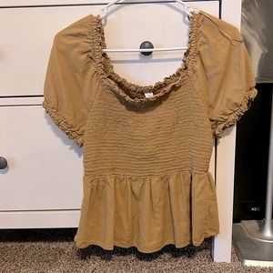 Peplum top